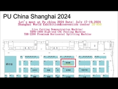 2200mm snijbreedte PU schuim snijmachine Horizontale Splitter automatische Siemens elektronische servo