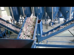 CE Foam Recycling Machine Polystyrene Rebonded Machine Ronde Bubble Triple Issue Line