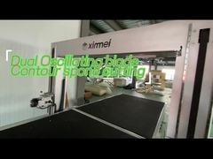 De snelle Snijmachine van het de Snijmachine Dubbele Trillende Industriële Schuim van het Schuimprofiel