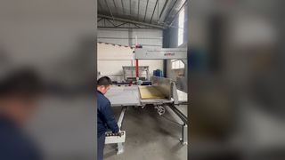 TDC-4 Schuim Verticale Snijmachine 2.38kw PU Schuim Blok Strip Cutter Voor EPE Parel Katoen & Multi-m
