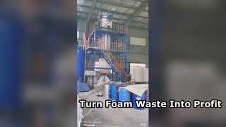 Rebonded Foam-productielijn Schuimproductie met hoge dichtheid