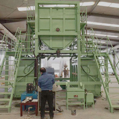 Gemengd volume 15m3 Rebounded Foam Machine Capaciteit 40r/m Plastic Foam Recycling Machine