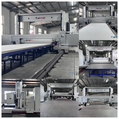 Flat Foam PU Foam Cutting Machine met automatische top mes snij accuraatheid 0.5-3mm±0.05mm