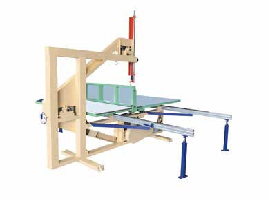 Heavy-duty TDA-3L Vertical Foam Splitter with Digital Size Setting Panel and 1250mm Cutting Height