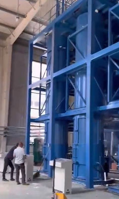 Vernieuwbare Foam Rebonded Equipment Drievoudig schieten Cylinder vorm tank Volledig automatisch Siemnes Bonding en stoompers gieten