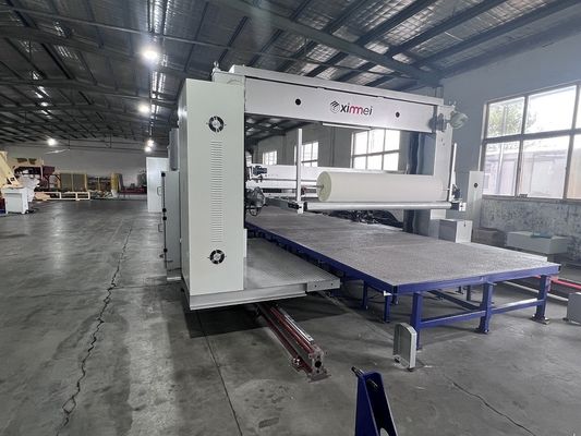 Automatische lineaire bewegingsgids schuim spons horizontale snijmachine oneindige lengte