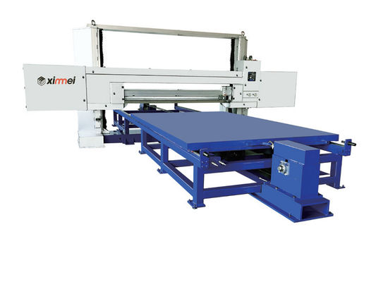 PU-schuimsnijmachine met servomotorbesturing Automatische blade-invoer voeding en verlichting voor nauwkeurig snijden van schuim