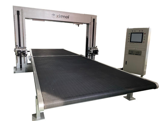 Automatische CNC-schuimsnijmachine met dubbel oscillerend mes en een tolerantie van ±0,5 mm voor blokken van 3000x2300x1300 mm