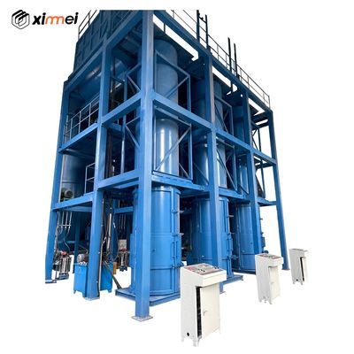 Continue Schuimmachine Afval PU Spons Recycling Triple Schuimstation Φ1000-1300mm Cilinder Schuim Hergebonden Schuim Productielijn