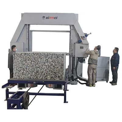 Hoogprecisie-eenpersoons bediende semi-automatische digitale besturing Sponge Foam Horizontale Snijmachine