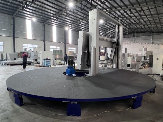 Anti-vervorming Carousel horizontale schuim snijmachine met drukrol voor nette snijrand