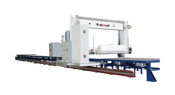 Hoge Efficiëntie 2200mm Snijbreedte PU Schuim Snijmachine met 0-120m/min Snelheid
